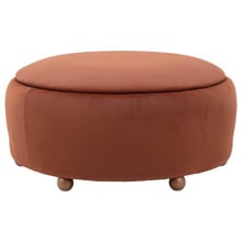 Tilly 90cm Velvet Storage Ottoman